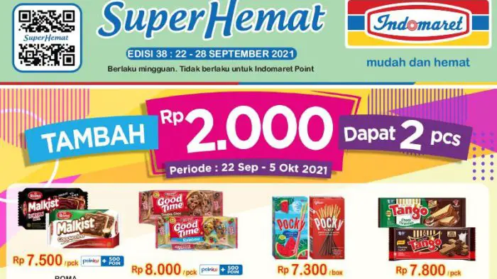 Katalog Promo Super Hemat INDOMARET Terbaru 22-28 September 2021