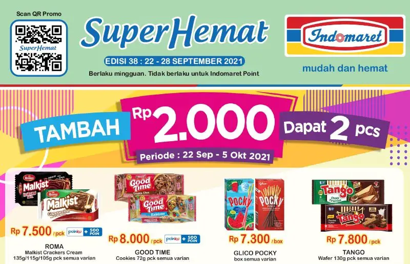 Katalog Promo Super Hemat INDOMARET Terbaru 22-28 September 2021