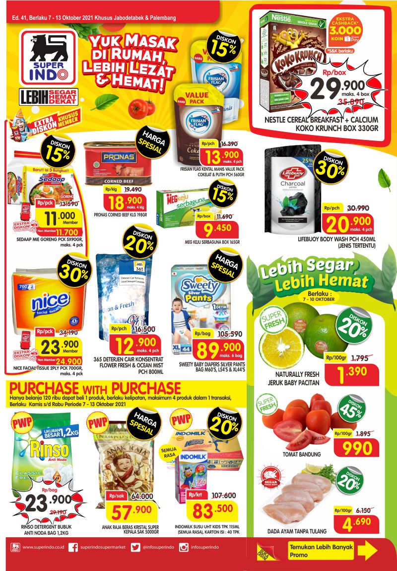 Katalog Promo Super Indo Mingguan Terbaru 7-13 Oktober 2021 Super Hemat