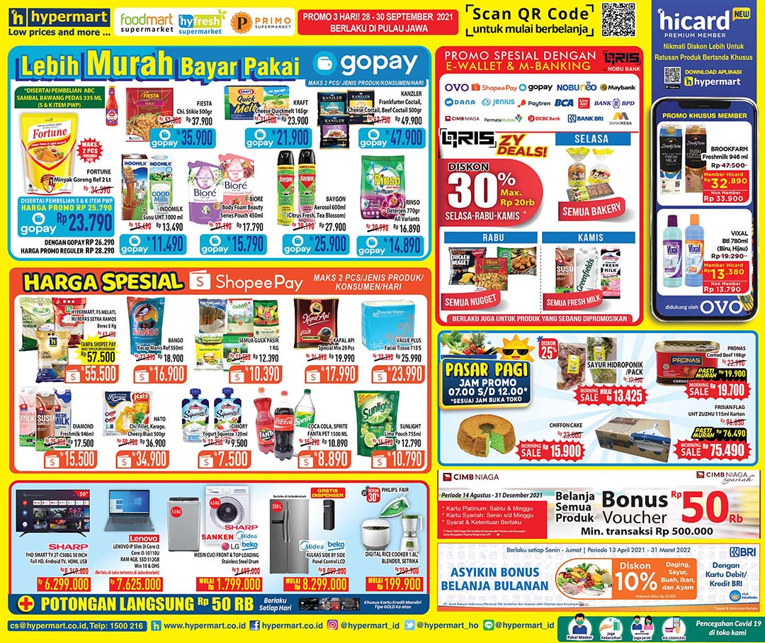 Katalog Promo Weekday Hypermart Hanya 3 Hari 28-30 September 2021