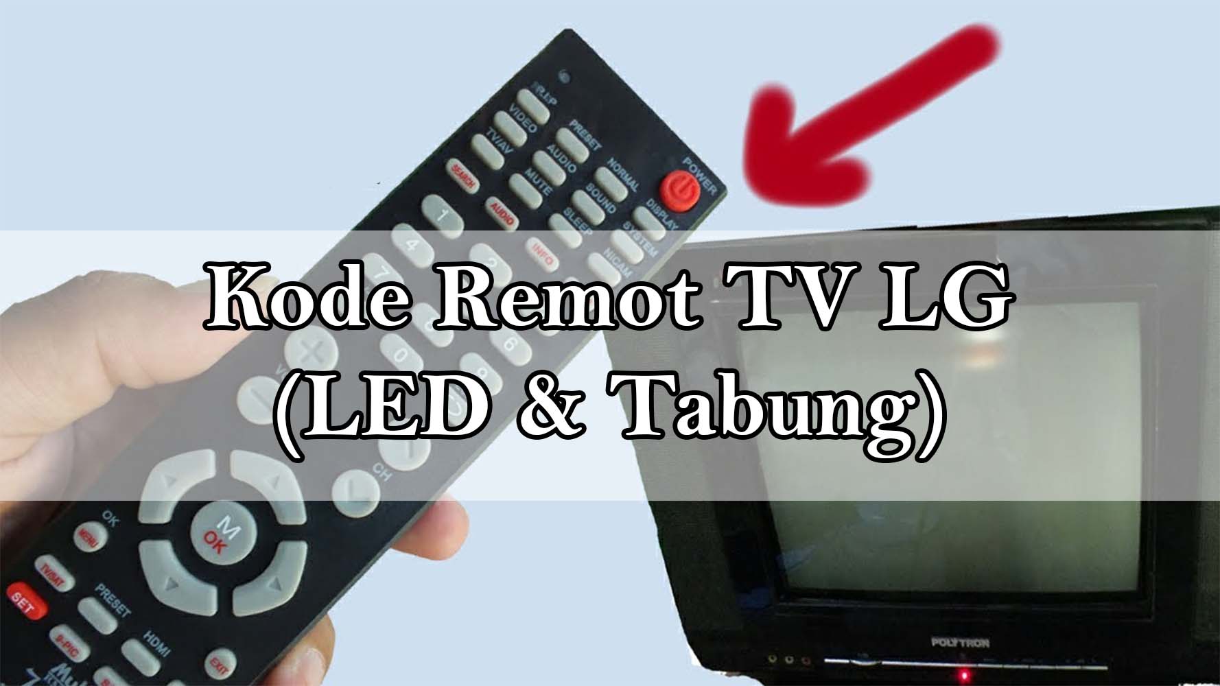 Kode Remot LG LED