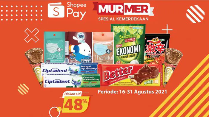 Promo Alfamart ShopeePay MurMer 16-31 Agustus 2021 Spesial Kemerdekaan