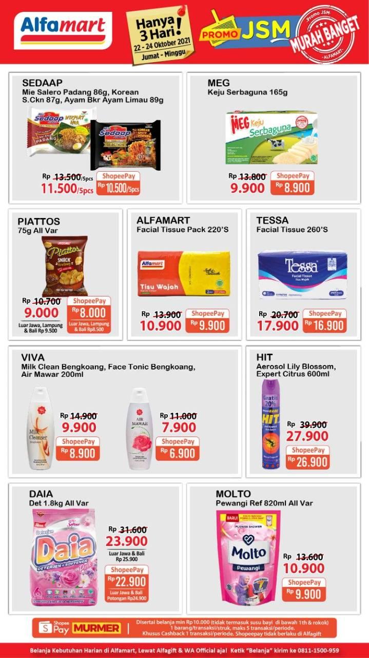 Promo JSM Alfamart Terbaru 22-24 Oktober 2021 Katalog Weekend