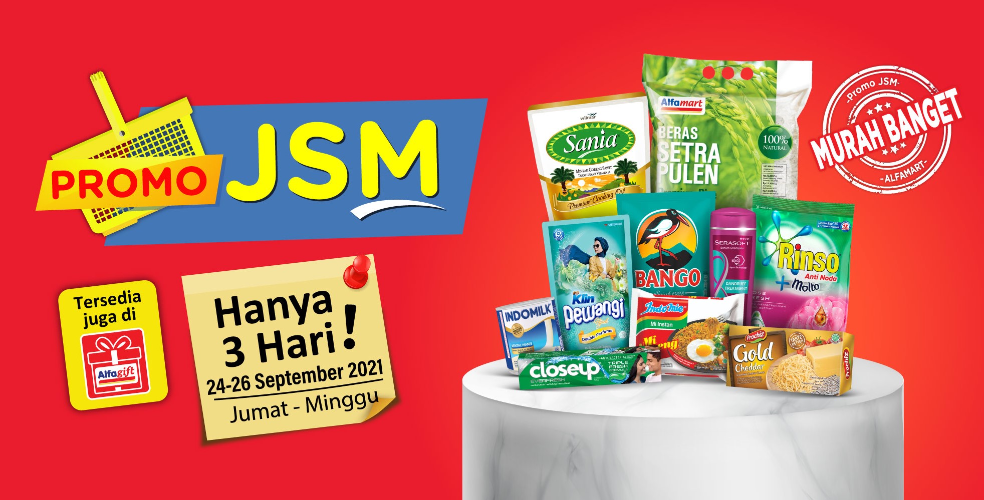 Promo JSM Alfamart Weekend Terbaru 24-26 September 2021 Murah Banget