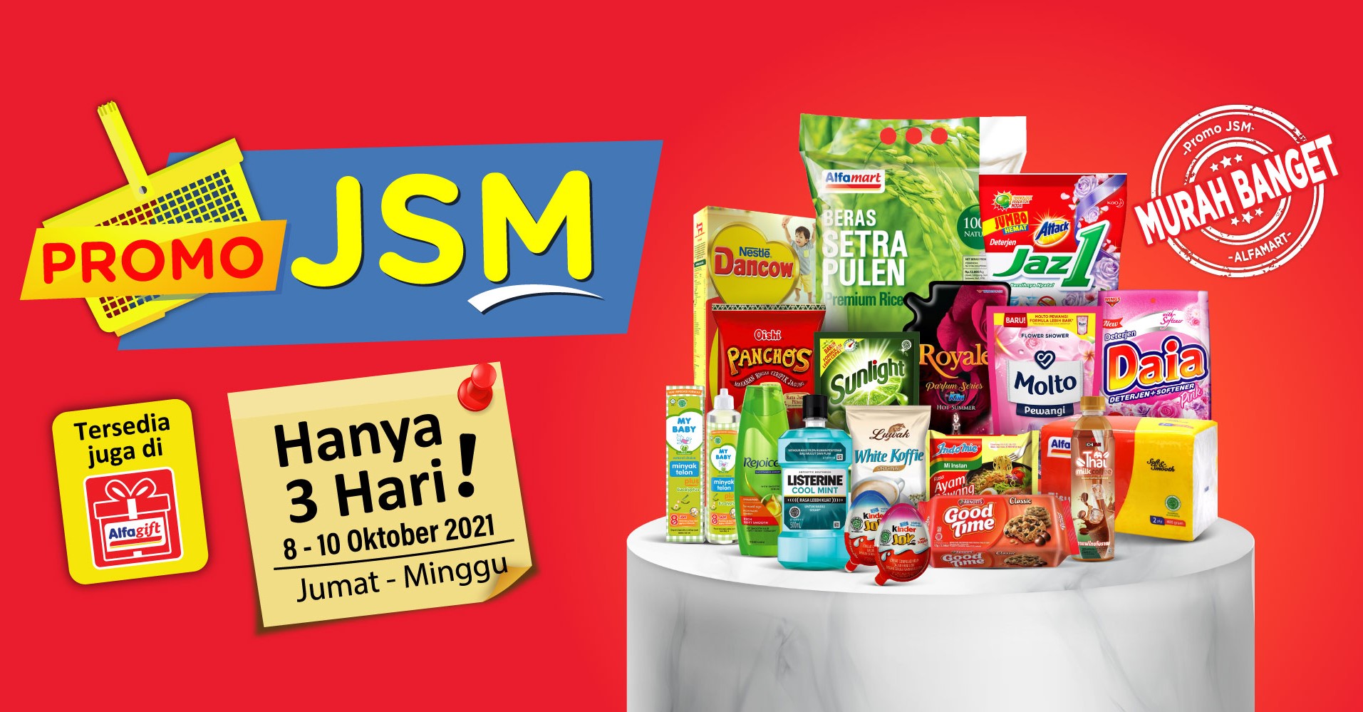 Promo JSM Alfamart Weekend Terbaru 8-10 Oktober 2021 Minggu Ini