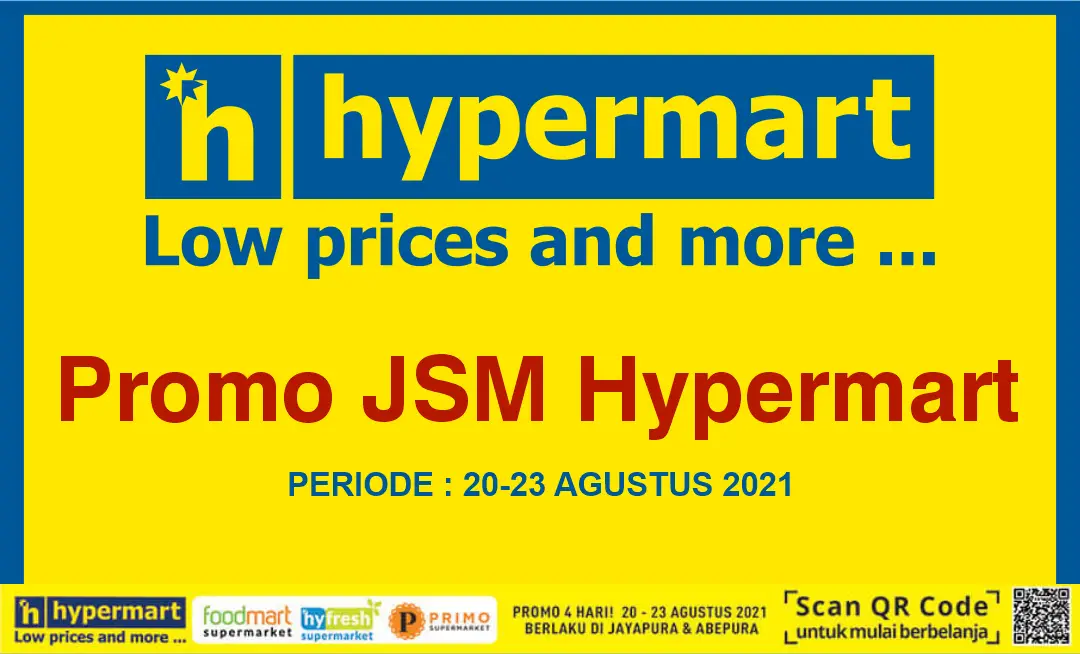 Promo JSM Hypermart Mingguan Periode 20-23 Agustus 2021