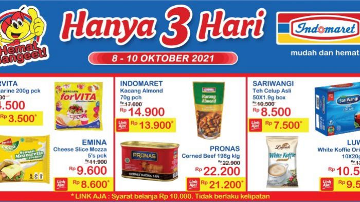 Katalog Promo JSM Indomaret Weekend Hanya 3 Hari 8 9 10 Oktober 2021 Terbaru