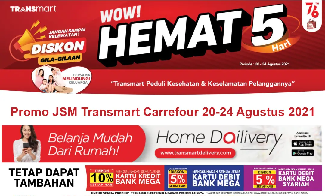 Promo JSM Transmart Carrefour Minggu Ini 20-24 Agustus 2021