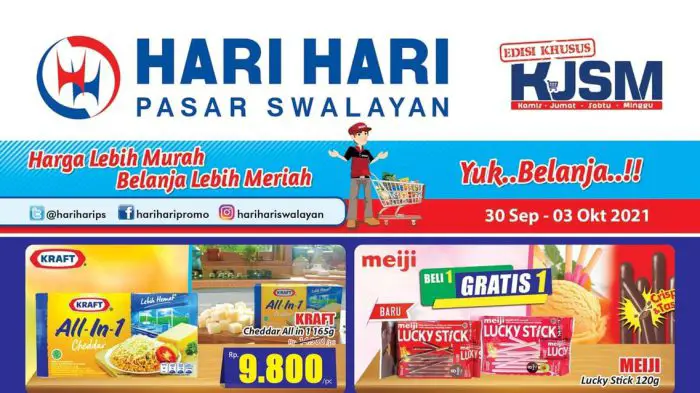 Promo KJSM Hari Hari Pasar Swalayan Terbaru 30 September - 3 Oktober 2021