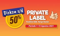 Promo Private Label Alfamart 1-15 Agustus 2021