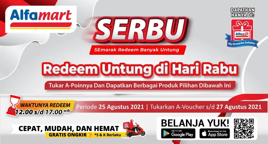Promo SERBU Alfamart Hari Ini Rabu, 25 Agustus 2021