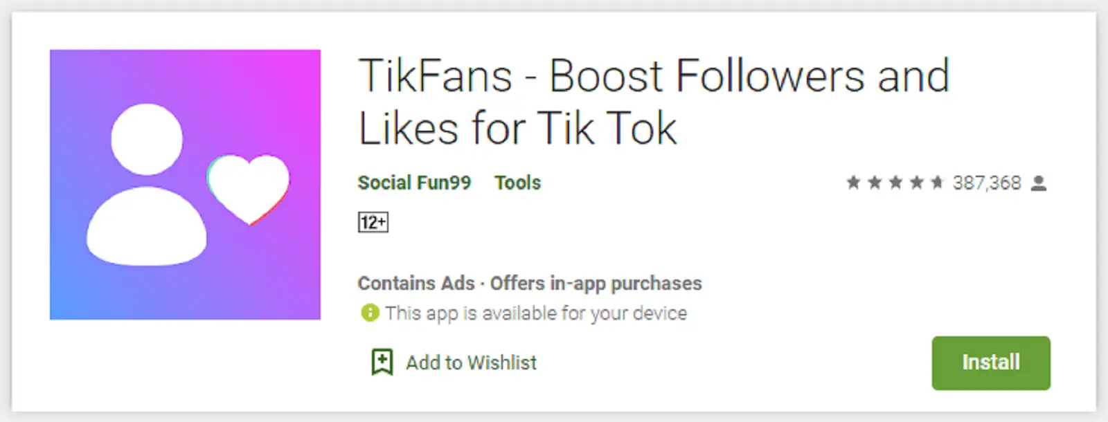 TikFans - Boost Followers and Likes for Tik Tok