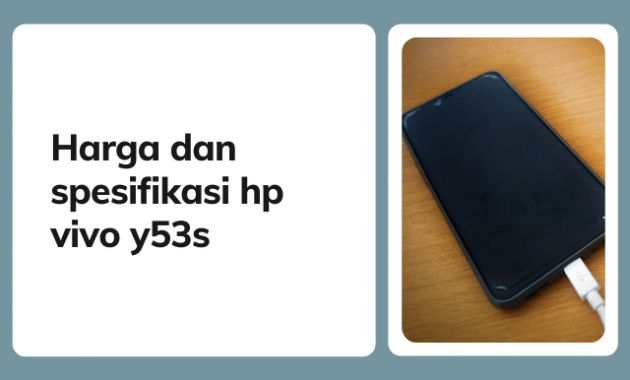 Harga dan spesifikasi hp vivo y53s