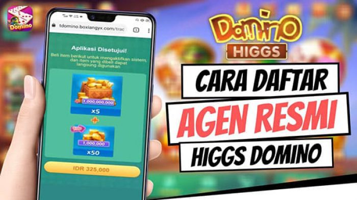 Alat Mitra Higgs Domino beserta cara daftarnya