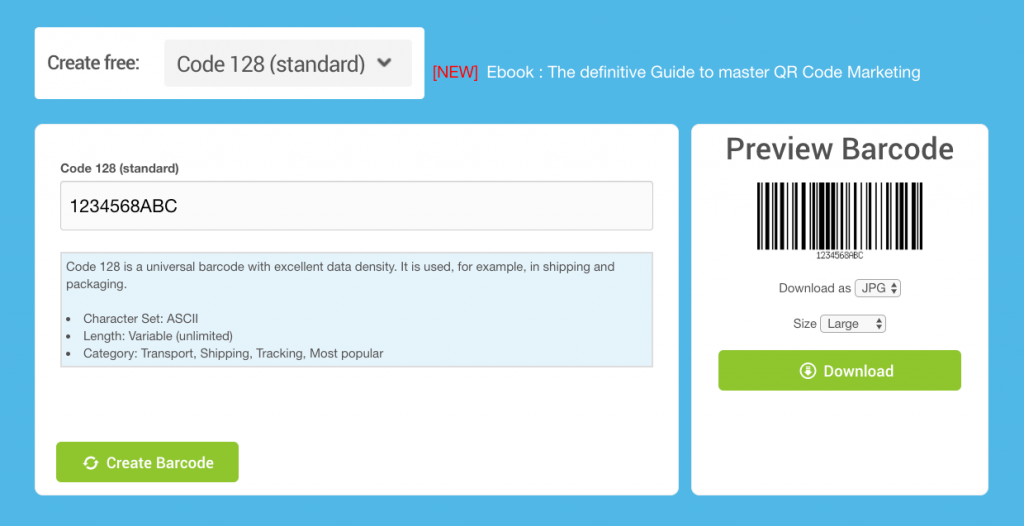 cara membuat barcode barcode-generator