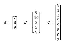matriks kolom dalam artikel macam-macam matriks dan contoh soal matriks