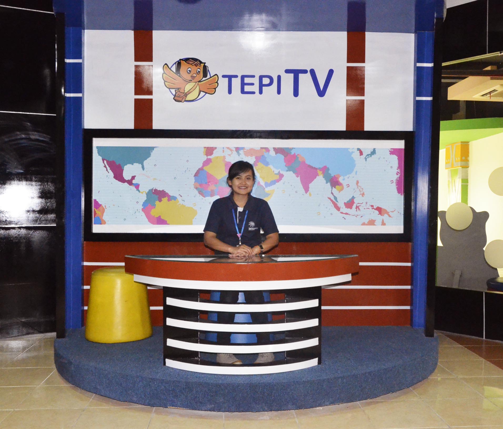 program presenter TV di taman pintar di Jogja