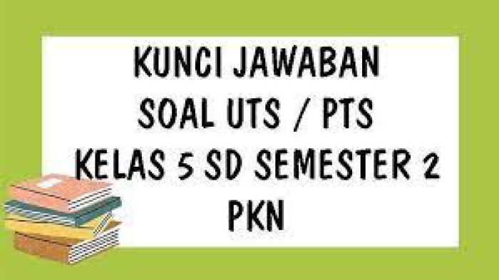 soal PKN kelas 5 SD