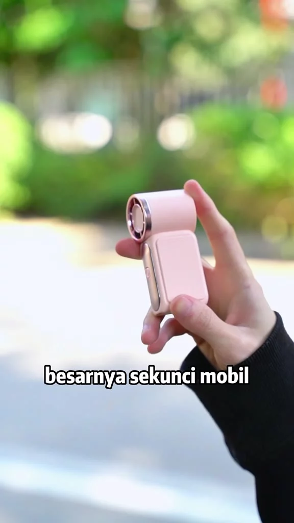 Kipas Turbo Viral FULKOM FF688: Ukuran Saku Angin Sejuk! 100 Tingkat Kecepatan + Layar Digital Digital LED - 2000mAh pak - foto 3