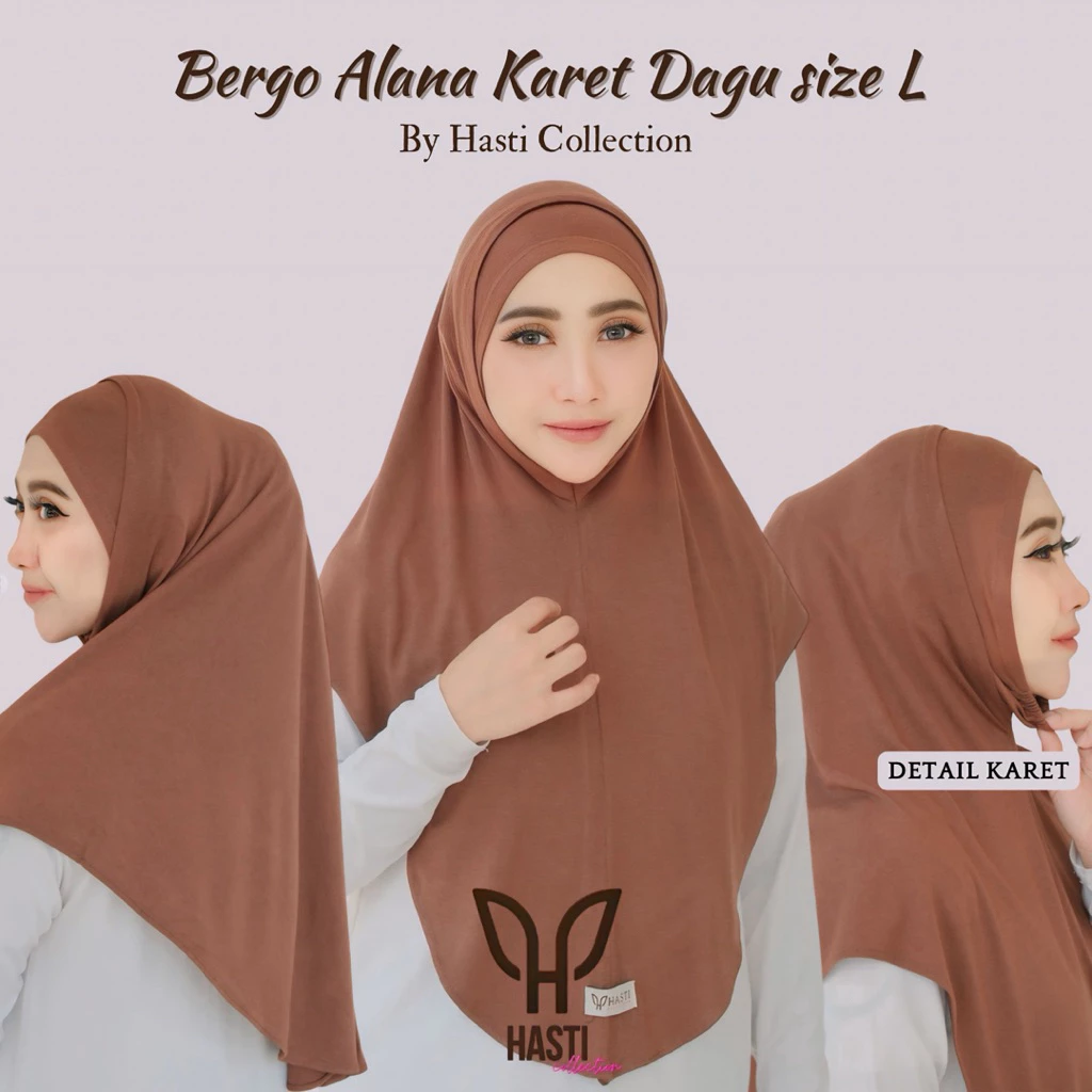 HASTI - Bergo Instan Alana Karet Dagu S/M/L Kaos Rayon Airflow - foto 5