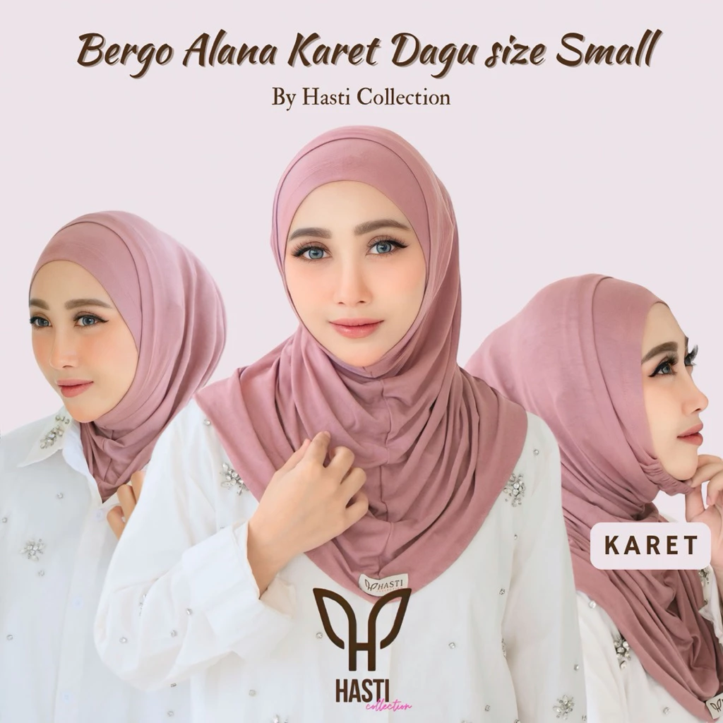 HASTI - Bergo Instan Alana Karet Dagu S/M/L Kaos Rayon Airflow - foto 6