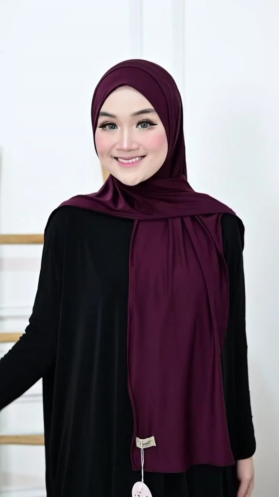 ZANOO PASMINA MELISAE - PASMINA OVAL PASMINA INSTAN DAILY BY ZANOO - foto 3