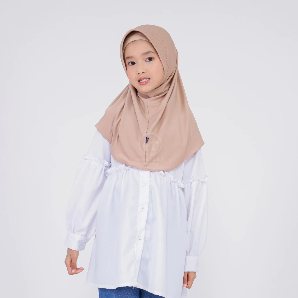 HIJAB BERGO INSTAN OVAL ANAK HAMIDAH PREMIUM ALL SIZE - foto 6
