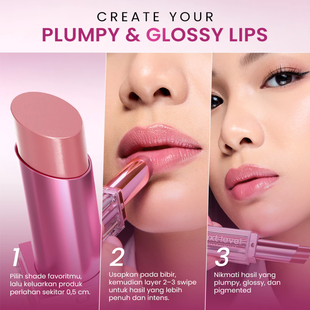 [BEST SELLER] Hanasui Next Level Butter Balm - Color Tinted Lip Balm Melembabkan & Mencerahkan Bibir Lightweight & Cover - foto 6
