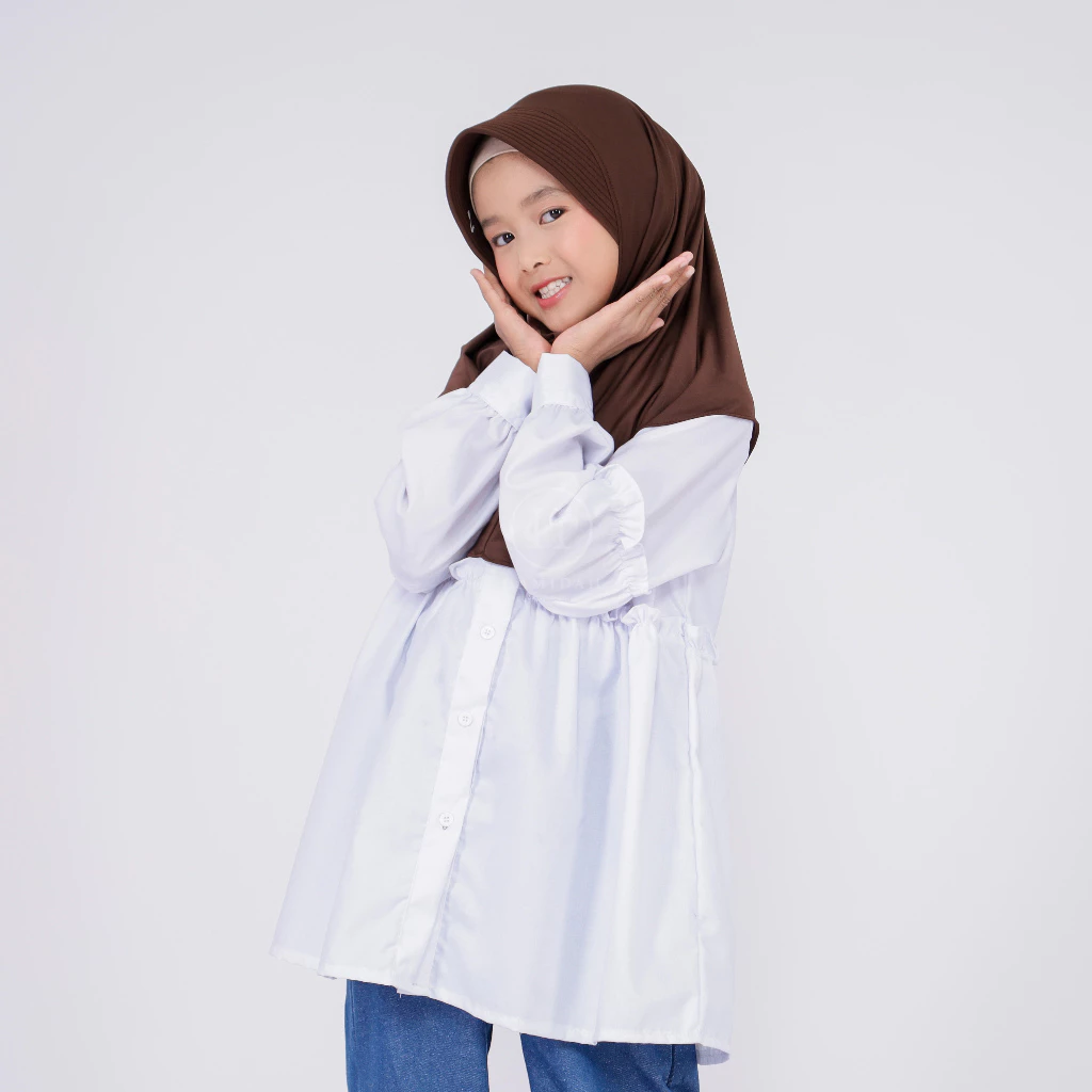 HIJAB BERGO INSTAN OVAL ANAK HAMIDAH PREMIUM ALL SIZE - foto 5