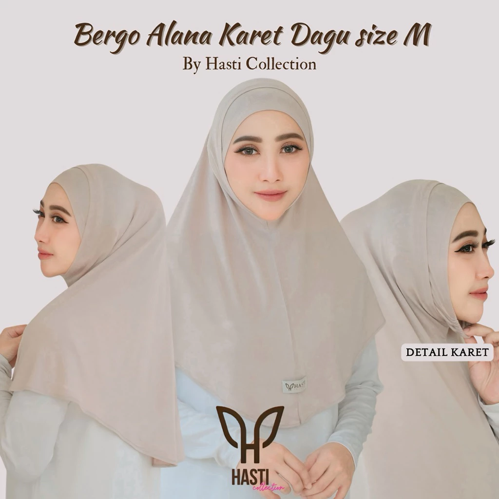 HASTI - Bergo Instan Alana Karet Dagu S/M/L Kaos Rayon Airflow - foto 4