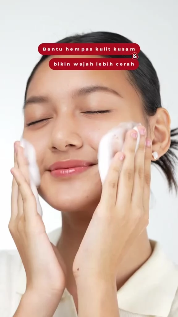 OMG Oh My Glow Bright Booster Face Wash 50ml & 100ml | Merah Jingga Official - foto 3